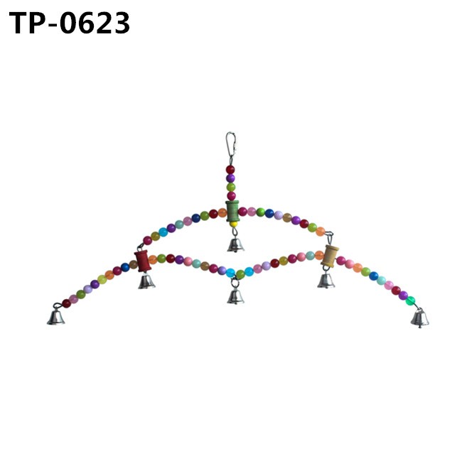 Parrot Hanging Swing Bird Cage Toys for Parrots Parakeets Cockatiels Conures - Image 8