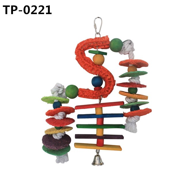 Parrot Preening Lufah Toy Pet Shredding Toy for Sale - Image 6