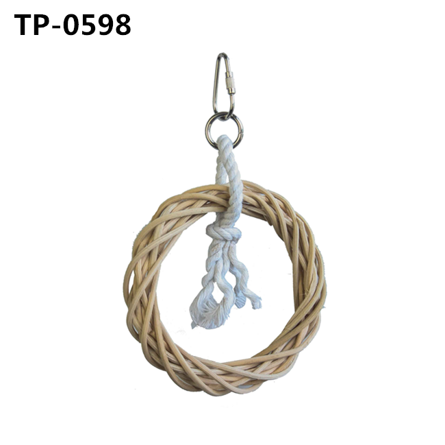 Natural Parrot Rattan Balls Chew Toy for Parrot African Budgie Macaw Parakeet Cockatiel Lovebird - Image 4