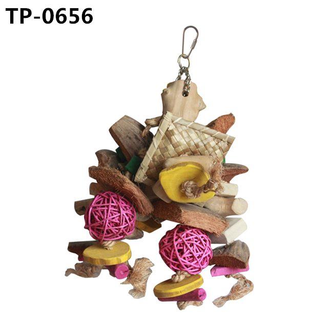 Natural Parrot Rattan Balls Chew Toy for Parrot African Budgie Macaw Parakeet Cockatiel Lovebird - Image 7