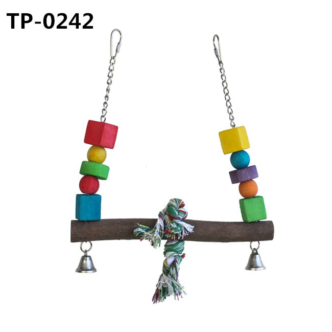 Parrot Swing Chewing Toys Pet Cages Accessories with Factory Price - Image 4