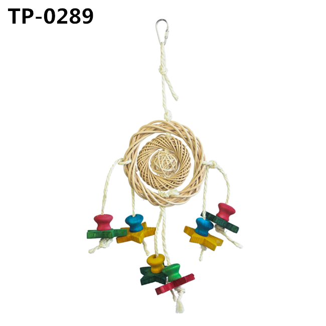 Parrot Wicker Ball Chewing Toy for Birds Bites Shredding Vine Ball Wholesale Price - Image 8