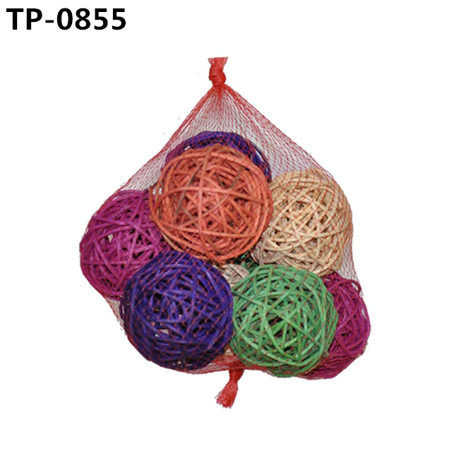 Parrot Chewing Toys Pet Bite Toys for Budgies Conures Hamsters Ball DIY Accessories - Image 2