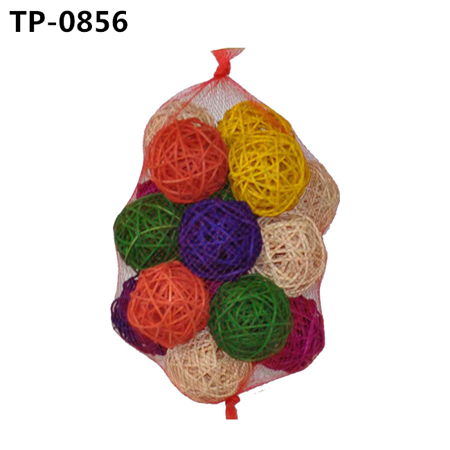 Parrot Chewing Toys Pet Bite Toys for Budgies Conures Hamsters Ball DIY Accessories - Image 3