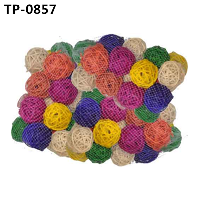 Parrot Chewing Toys Pet Bite Toys for Budgies Conures Hamsters Ball DIY Accessories - Image 4