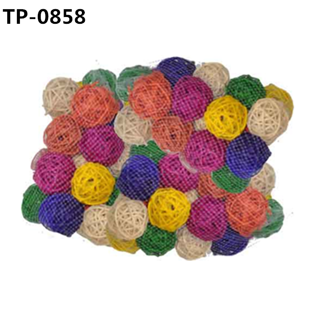 Parrot Chewing Toys Pet Bite Toys for Budgies Conures Hamsters Ball DIY Accessories - Image 5