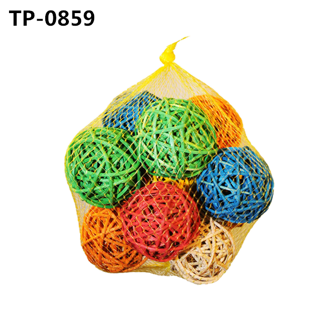 Parrot Chewing Toys Pet Bite Toys for Budgies Conures Hamsters Ball DIY Accessories - Image 6