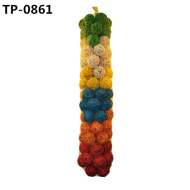 Parrot Chewing Toys Pet Bite Toys for Budgies Conures Hamsters Ball DIY Accessories - Image 8