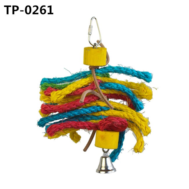 Pet Cage Hammock Hanging Sial Chews Toy for Parakeet Cockatoos Eclectus Amazon Parrot Birds Shredding with China Wholesale Price - Image 3