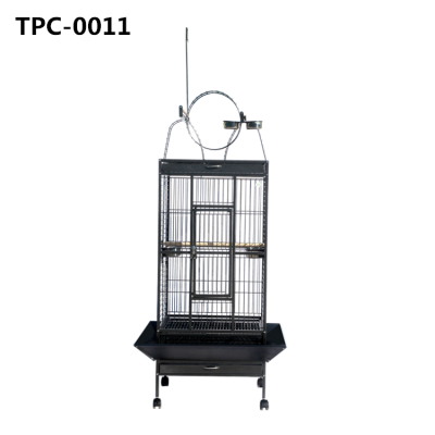 Pet Supplies Sturdy Wrought Iron Open Play Top Bird Flight Cage for  Parrot Parakeets Cockatiels Budgies Parrotlets Lovebirds Canary 