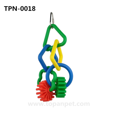 Enrichment  Plastic Bird Toy for Parrotlets Parakeets Cockatiels Bird Cages Accessories TPN-0018