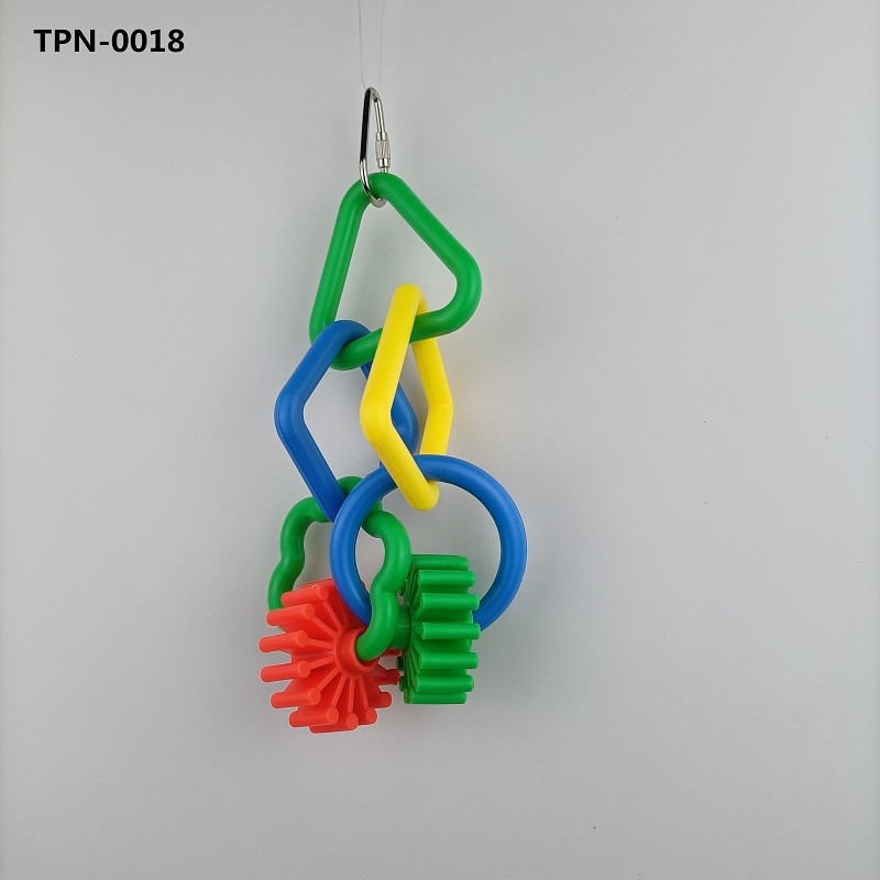 Enrichment Plastic Bird Toy for Parrotlets Parakeets Cockatiels Bird Cages Accessories TPN-0018