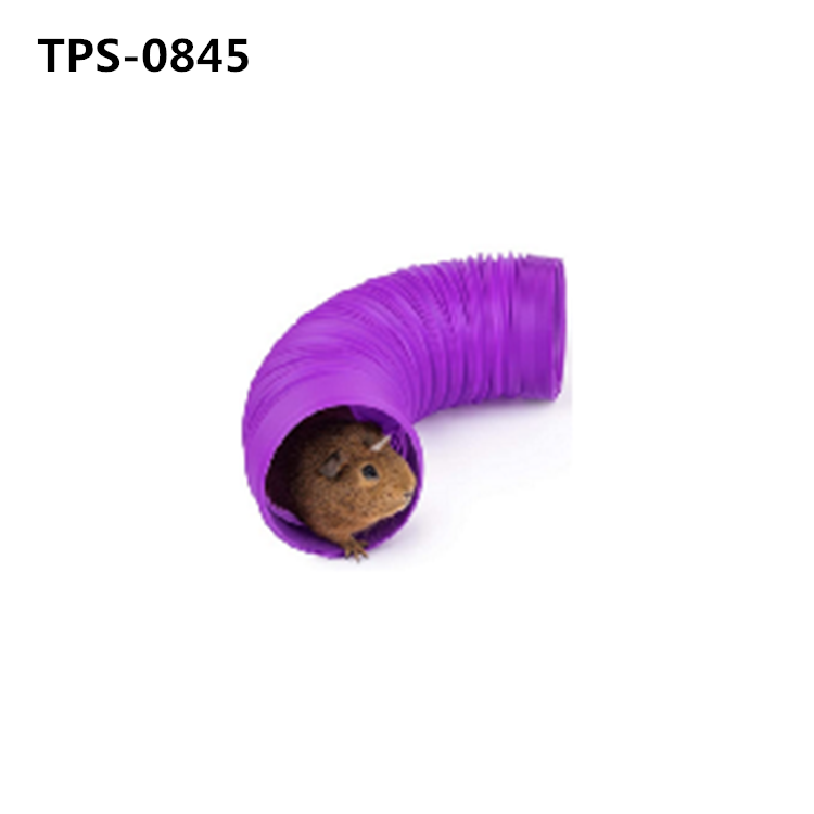 Collapsible Plastic Hamster Fun Tunnel,Pet Mouse Plastic Tube Toys,Small Animal Foldable Exercising Training Hideout for Guinea Pigs,Gerbils,Rats,Mice,Ferrets and Small Animals TPS-0845 - Image 1