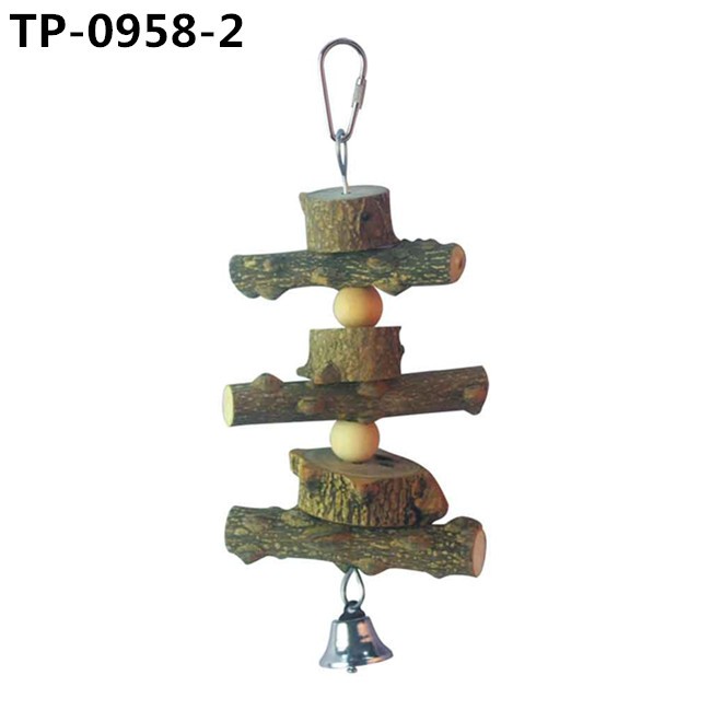 Natural Bird Bites Toy Prickly Ash Stands for Parrot Pet Cages Accessories - Image 5