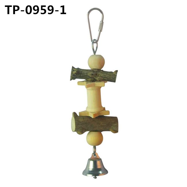 Natural Bird Bites Toy Prickly Ash Stands for Parrot Pet Cages Accessories 