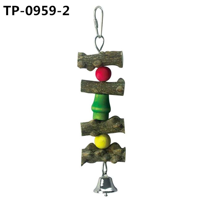 Natural Bird Bites Toy Prickly Ash Stands for Parrot Pet Cages Accessories - Image 7