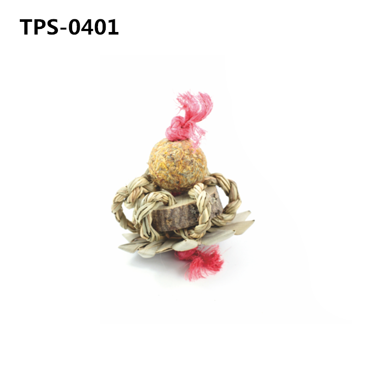 Rabbit Timothy Hay Marigold Grass Cake Biscuits for Rabbit Teething Grinding Bird Cleaning Toy Squirrel Toy Bunny Chew Toys Guinea Pig Toys Molar Cakes Grass Cakes Hamster Pet SuppliesTPS-0401/402/404 - Image 1
