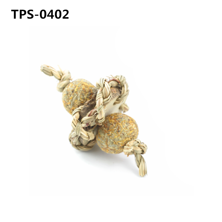 Rabbit Timothy Hay Marigold Grass Cake Biscuits for Rabbit Teething Grinding Bird Cleaning Toy Squirrel Toy Bunny Chew Toys Guinea Pig Toys Molar Cakes Grass Cakes Hamster Pet SuppliesTPS-0401/402/404 - Image 2