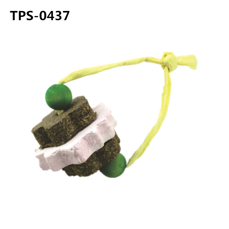 Rabbit Guinea Pig Chinchilla Bunny Pumice Teeth Grinding Toy ,Rabbit Chew Toys Bunny Chew Toys for Teeth,Natural Timothy Hay Chew and Treats Toys for Small Animals Teeth Care TPS-0397/436/437/440 - Image 3