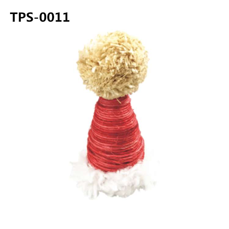 Corn Husks Ball Treat Chew Toys Natural Material Sisal Rope Teething Toy for Rabbit Squirrel Small Pets Chew Toys for Teeth Grinding Grass Chew ToysTPS-0011
