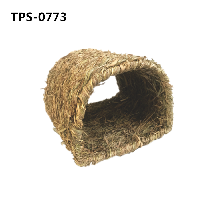 Natural Rabbit Seagrass House Hideaway Hut Toy Small Animals Sleeping Chew Toys for Guinea Pig Hamsters Chinchilla Ferret Bunny TPS-0773/774/775/776 - Image 1