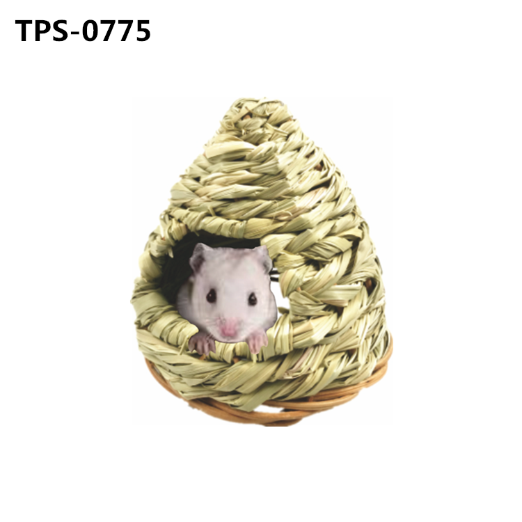 Natural Rabbit Seagrass House Hideaway Hut Toy Small Animals Sleeping Chew Toys for Guinea Pig Hamsters Chinchilla Ferret Bunny TPS-0773/774/775/776 - Image 3
