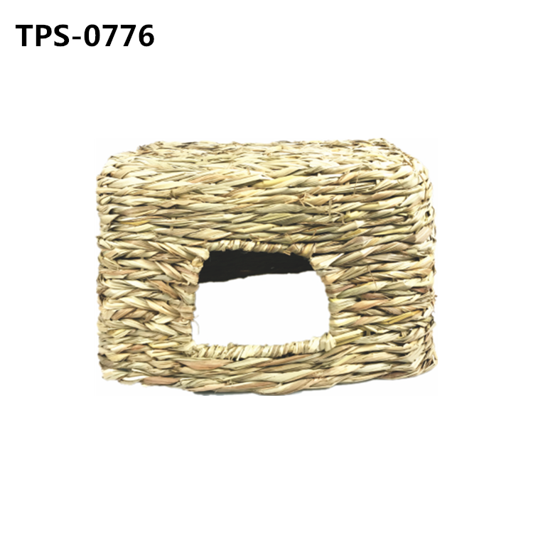 Natural Rabbit Seagrass House Hideaway Hut Toy Small Animals Sleeping Chew Toys for Guinea Pig Hamsters Chinchilla Ferret Bunny TPS-0773/774/775/776 - Image 4