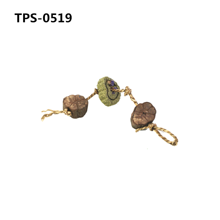 Rabbits Cage Hanging Chew Toys and Bunny Chew Treats Toy, Snacks for Guinea Pigs Chinchillas Hamsters Rats and Other Small Pets Teeth Grinding TPS-0518/519 - Image 2