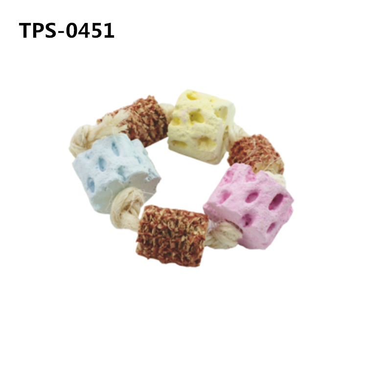 Rabbits Teeth Grinding Calcium Stone Blocks Chew Toys for Chinchillas Hamster Gerbil Guinea Pig Squirrel Ferret TPS-0448/9/51 - Image 3