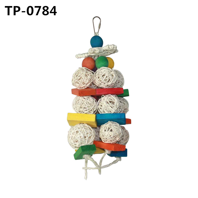 Rattan Ball Bird Toy for Pet Cage Hanging Accessories with China Manufacturer Price - Image 1