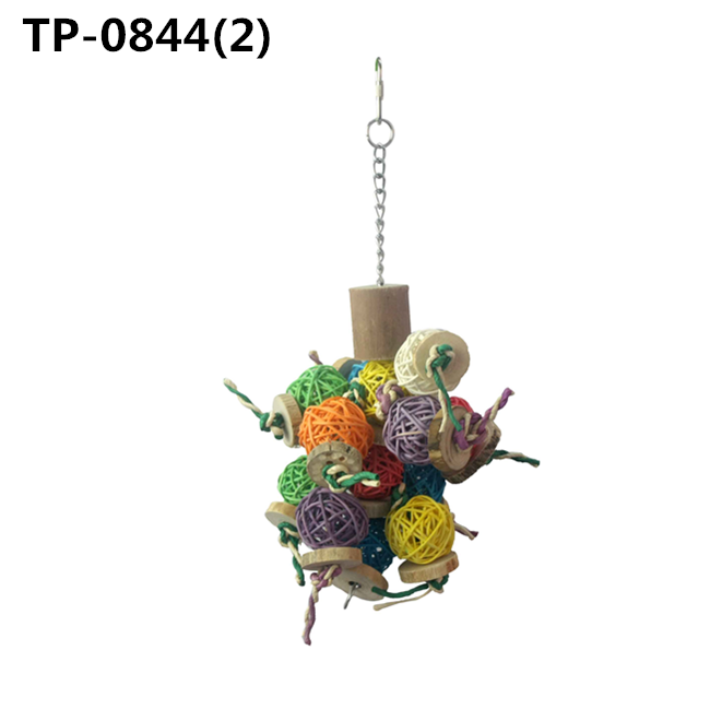 Rattan Ball Bird Toy for Pet Cage Hanging Accessories with China Manufacturer Price - Image 3