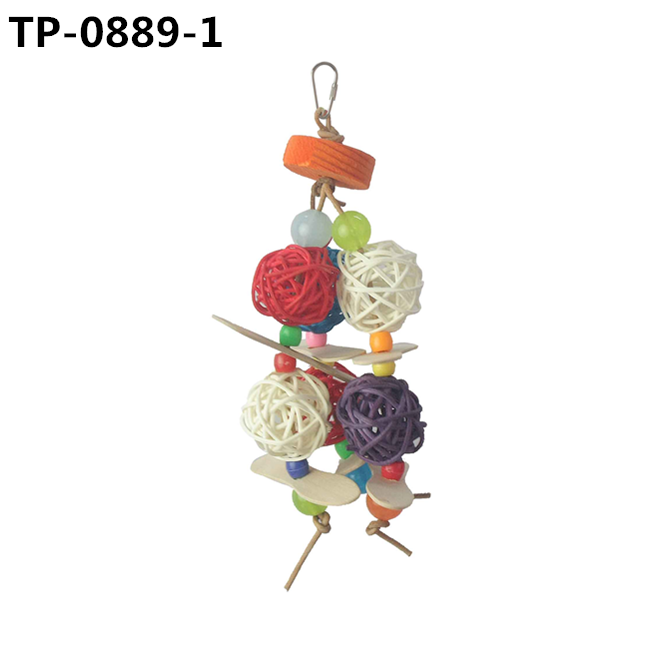 Rattan Ball Bird Toy for Pet Cage Hanging Accessories with China Manufacturer Price - Image 7