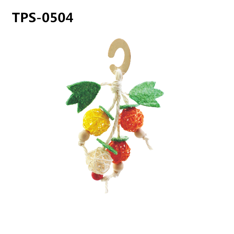 Small Animal Rattan Chew Toy for Rabbits Chinchilla Hamsters Guinea Pigs Gerbils TPS-0504 - Image 1
