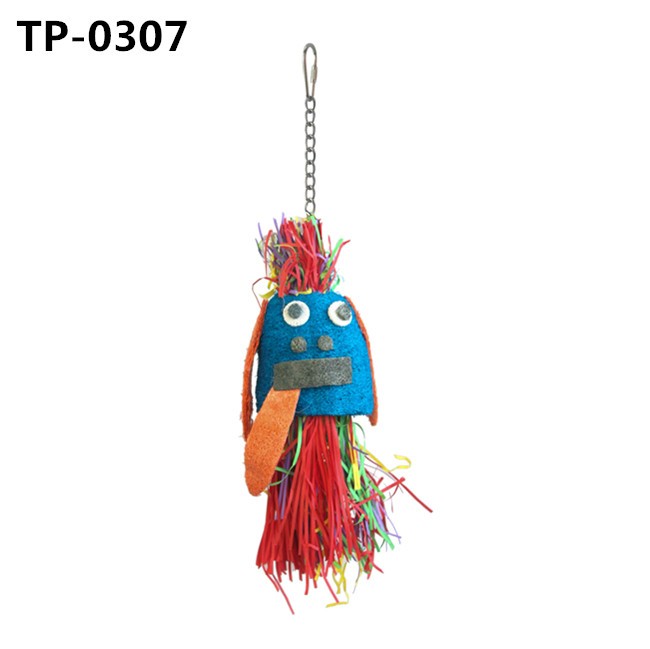 Small Bird Shredding Bites Lufah Hanging Toys for Pet Cages Accesorries Decoration Price - Image 2