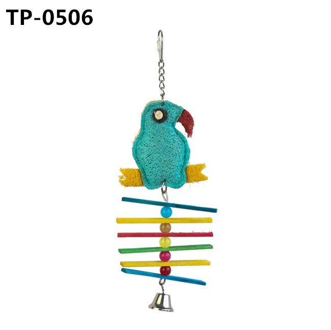 Small Bird Shredding Bites Lufah Hanging Toys for Pet Cages Accesorries Decoration Price - Image 4