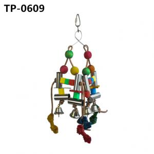 Stainless Steel Toy Bird Cage Hanging Bite Toy for Parrot Parakeet Budgie Cockatiel Conure 