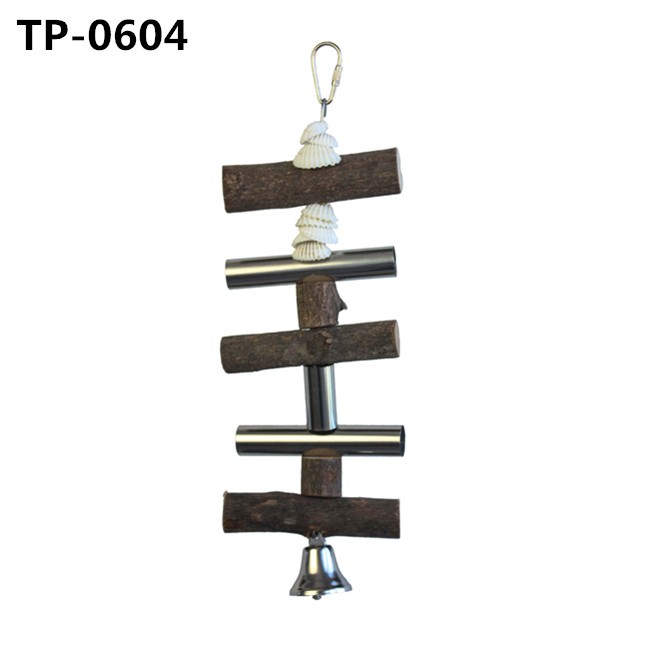 Stainless Steel Toy Bird Cage Hanging Bite Toy for Parrot Parakeet Budgie Cockatiel Conure - Image 3
