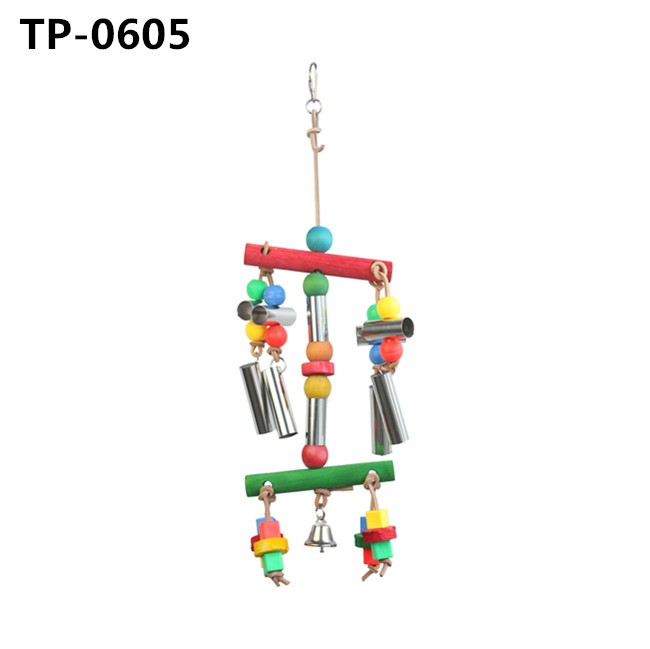 Stainless Steel Toy Bird Cage Hanging Bite Toy for Parrot Parakeet Budgie Cockatiel Conure - Image 4