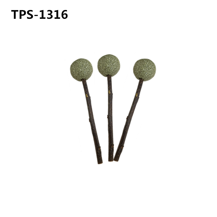 Bunny Chew Toys for Teeth Grinding, Organic Fruitwood Sticks with Grass Cake for Bunny, Rabbits, Chinchilla, Guinea Pigs, Hamsters, Parrots and Other Small Animals TPS-1315/6/7 - Image 2