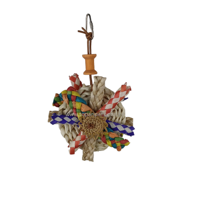 Woven Corn Husk Natural Safe Bird Toys TPQ-0012