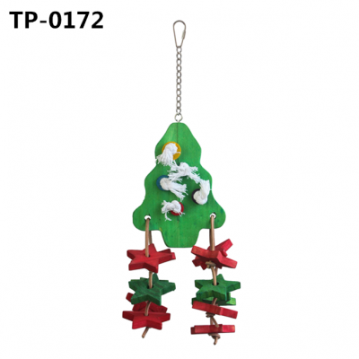 Xmas Tree Bird Toy for Macaws African Grey Cockatiels Parakeets Conures, Parrot Chewing Toys TP-0172 Xmas Tree Bird Toy for Macaws African Grey Cockatiels Parakeets Conures, Parrot Chewing Toys TP-0172